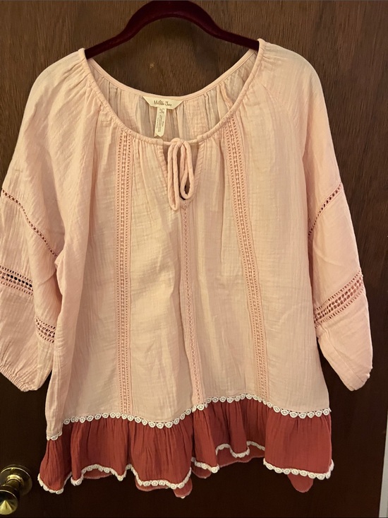 Matilda Jane Tops - This is a Matilda Jane extra large 100% cotton peasant shirt
